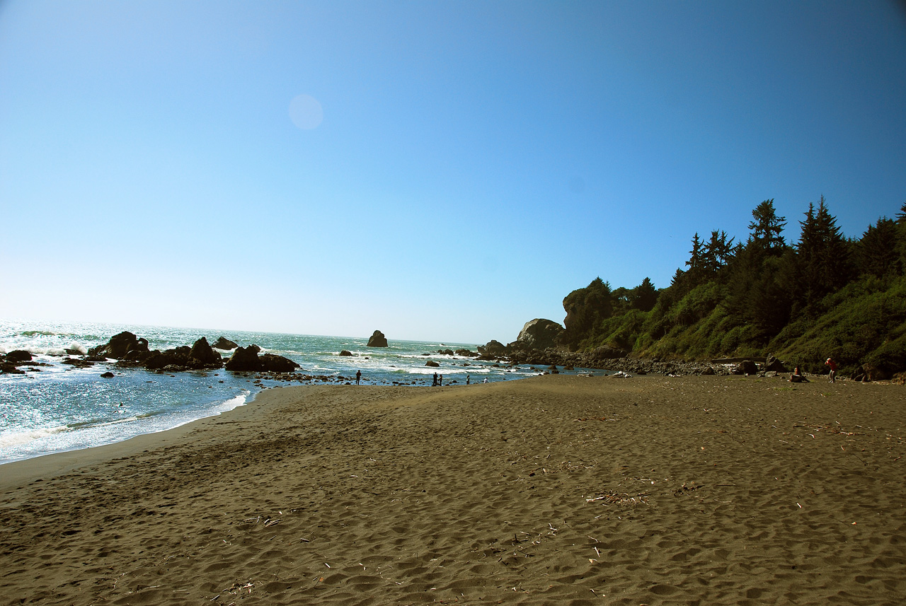 2013-07-05, 007, Beach along RT 101, Redwoods NP, CA