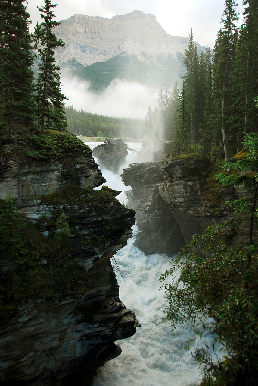 2013-08-19, 026, Athabasca Falls in Jasper, AB