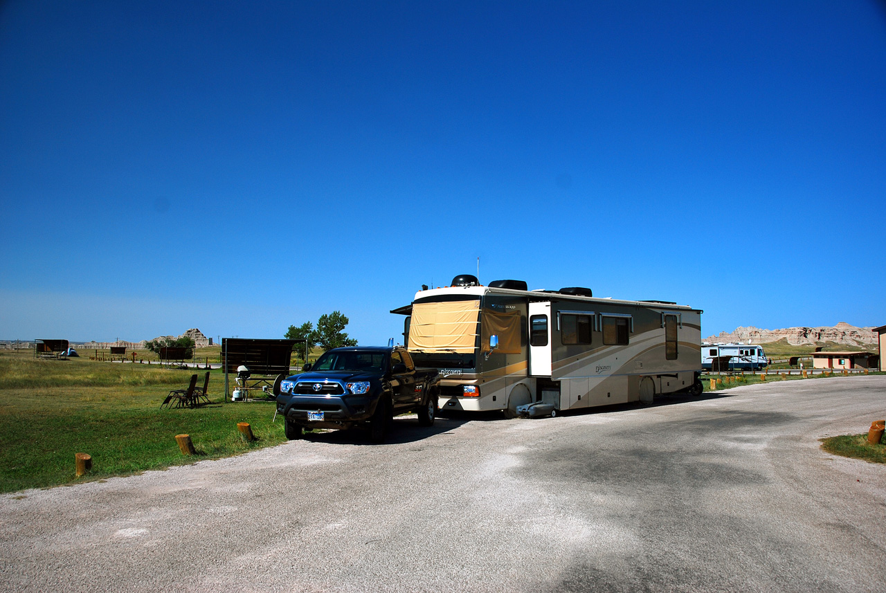 2013-08-31, 001, Cedar Pass CG, Site 15, Badlands NP, SD