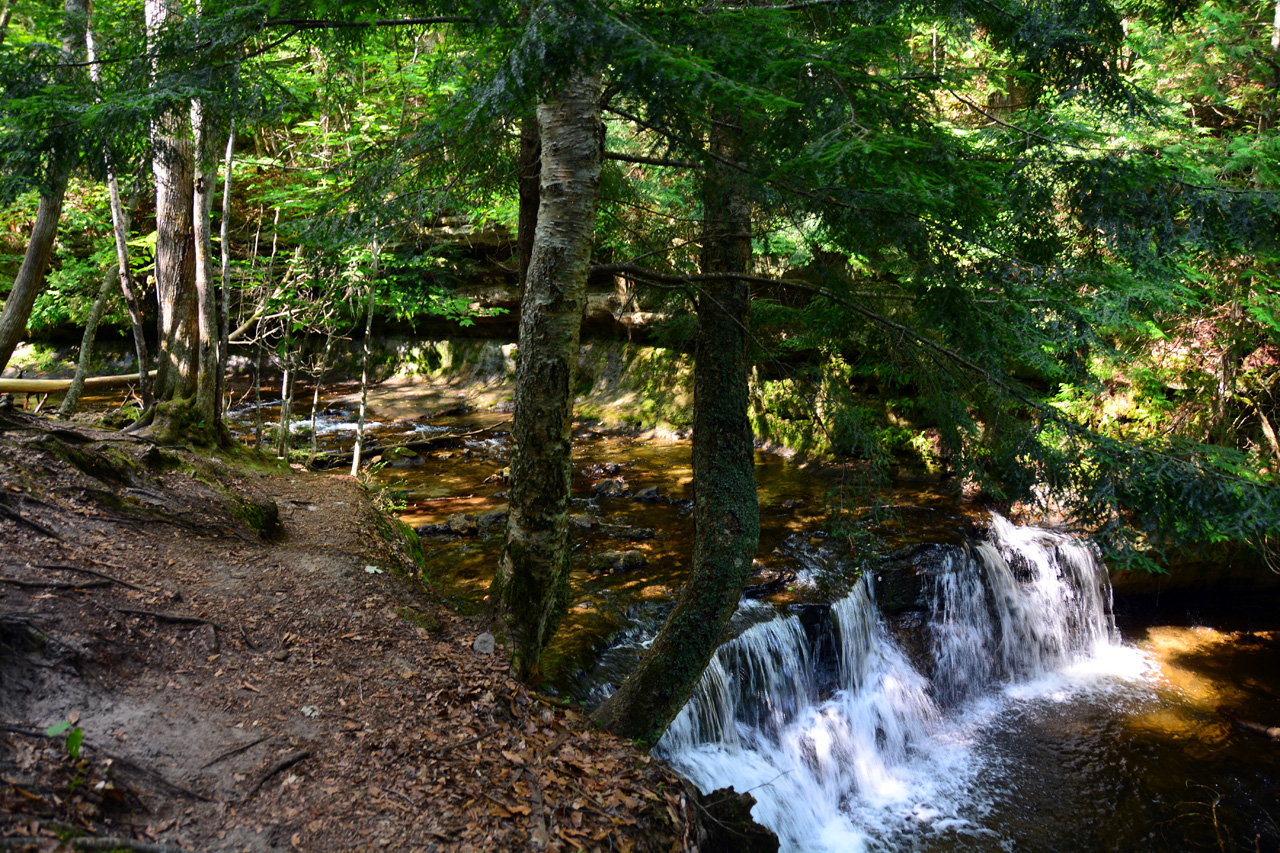 2014-08-15, 010, Mosquito Falls, Pictured Rocks NS, MI