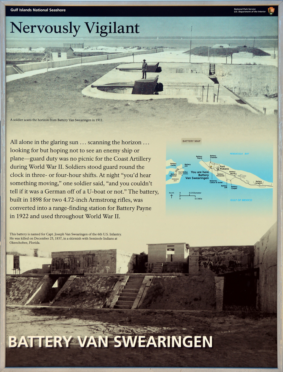 2014-10-31, 015, Battery Van Swearingen, Santa Rosa Island
