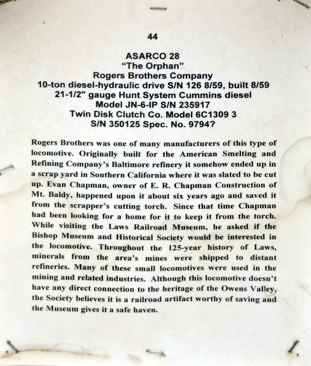 2015-06-10, 026, ASARCO @8, The Orphan