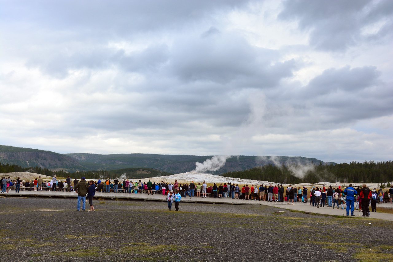 2015-07-27, 030, Yellowstone NP, WY, Old Faithful. Geyser