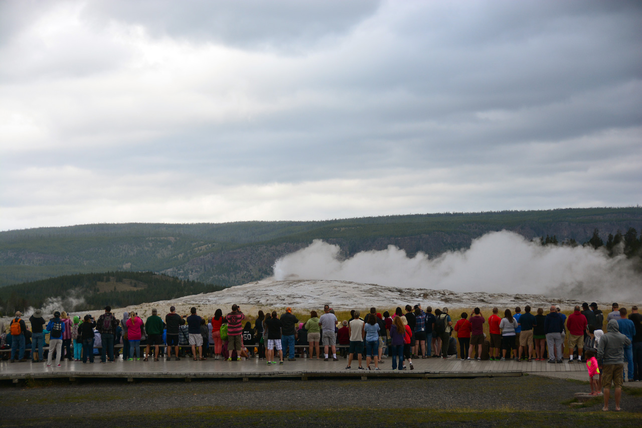 2015-07-27, 034, Yellowstone NP, WY, Old Faithful. Geyser
