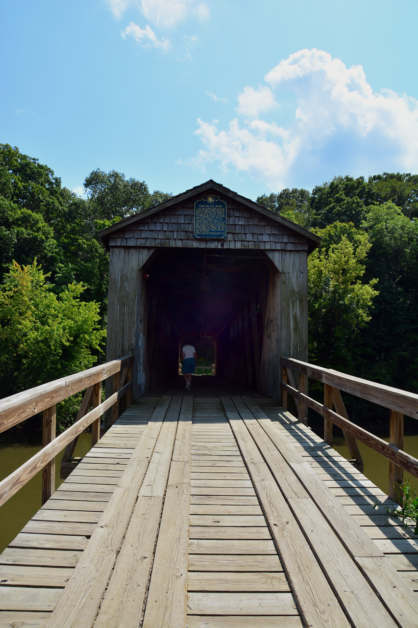 2015-08-18, 011, Thompson Mill Covered Bridge, 1868, Cowden, IL