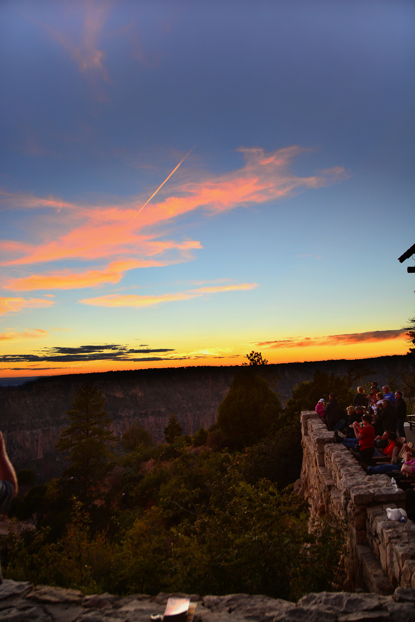 2015-10-10, 009, Grand Canyon NP, North Rim, Lodge at Sunset