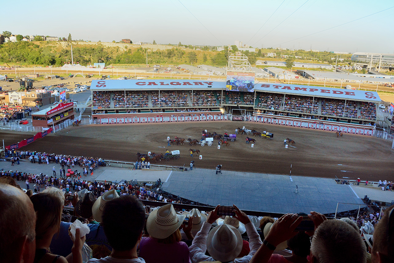 2017-07-09, 031, Calgary Stapede, AB, Chuck Wagon Rasces