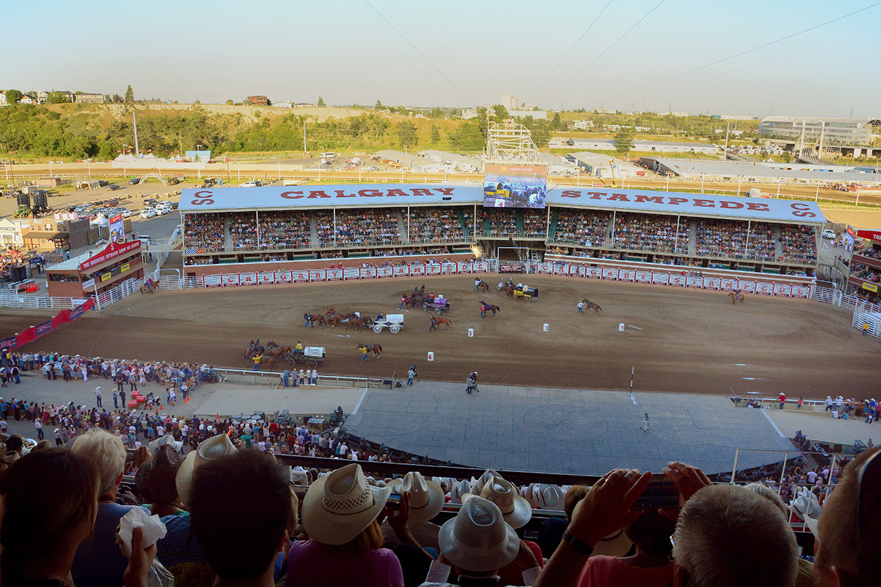 2017-07-09, 032, Calgary Stapede, AB, Chuck Wagon Rasces