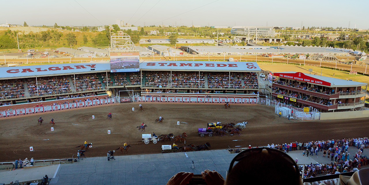 2017-07-09, 041, Calgary Stapede, AB, Chuck Wagon Rasces