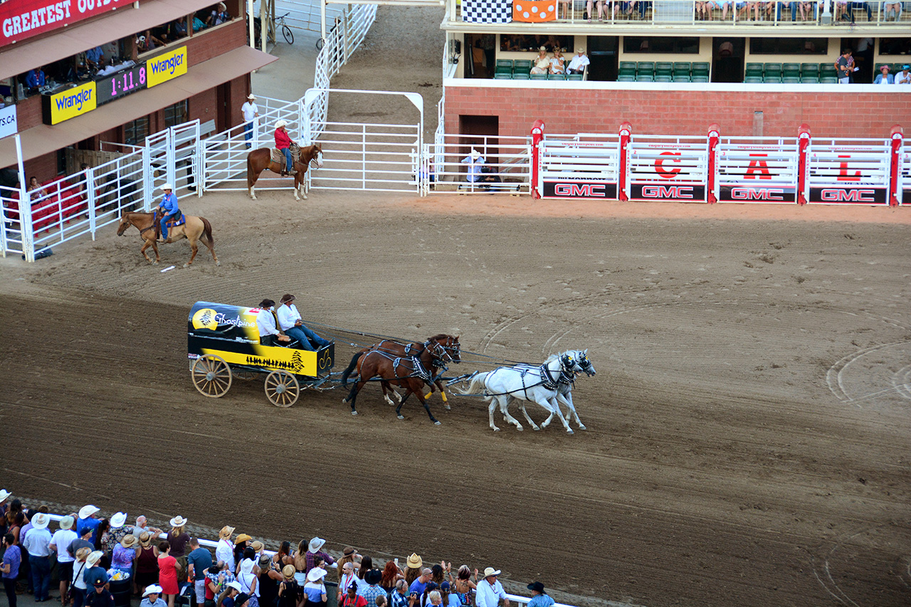 2017-07-09, 047, Calgary Stapede, AB, Chuck Wagon Rasces