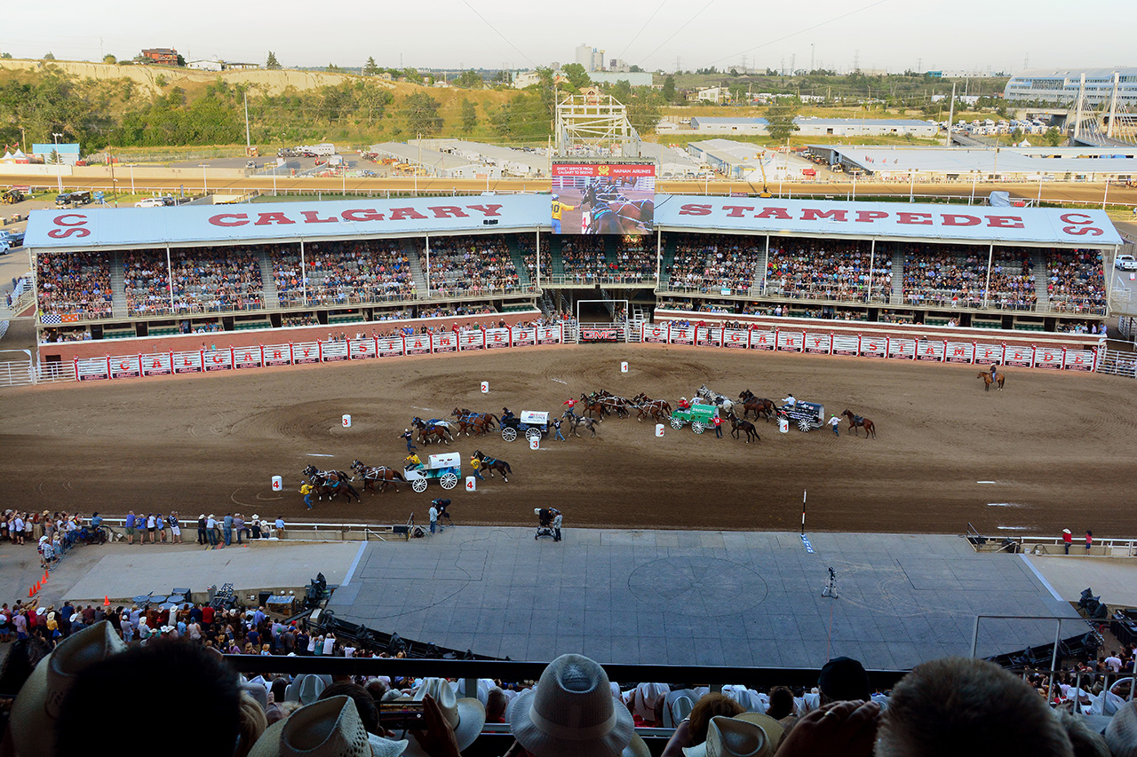 2017-07-09, 054, Calgary Stapede, AB, Chuck Wagon Rasces
