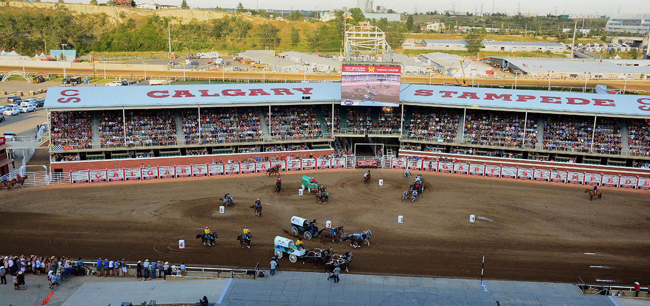 2017-07-09, 060, Calgary Stapede, AB, Chuck Wagon Rasces