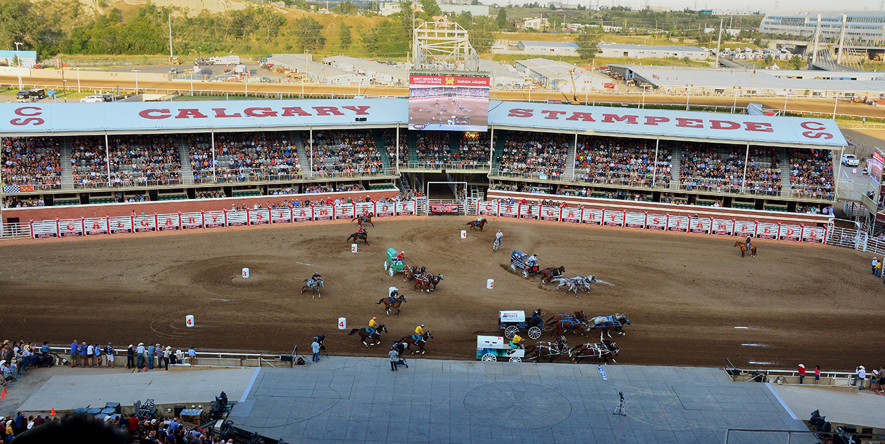 2017-07-09, 062, Calgary Stapede, AB, Chuck Wagon Rasces