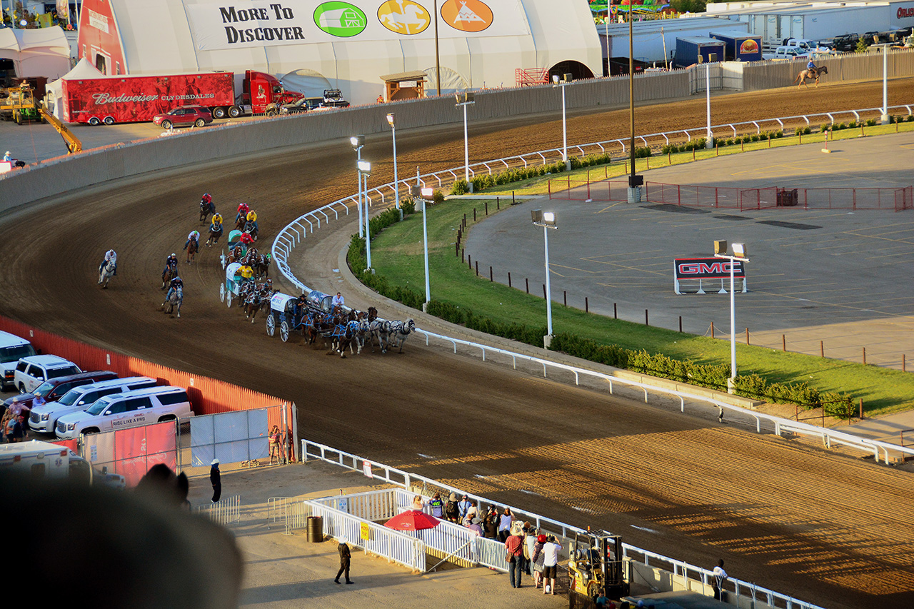 2017-07-09, 066, Calgary Stapede, AB, Chuck Wagon Rasces