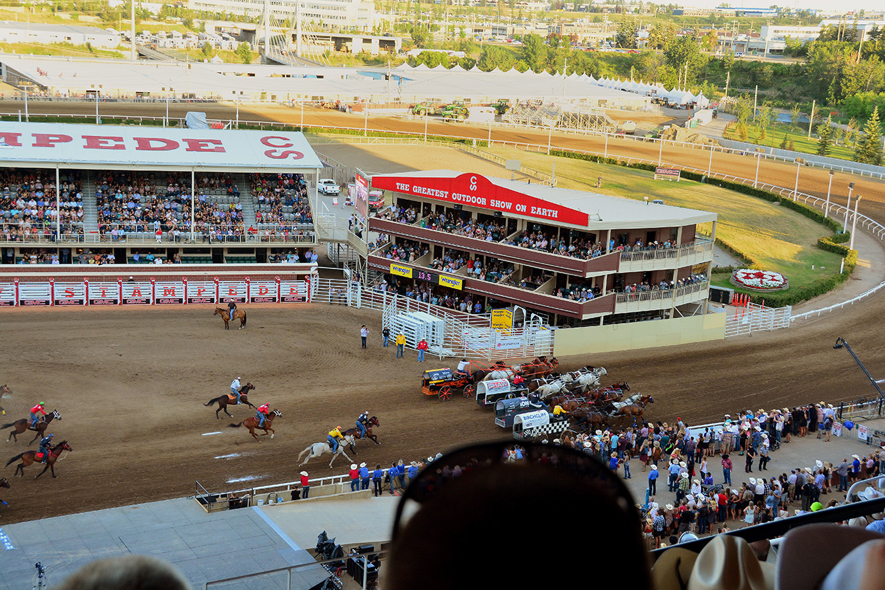 2017-07-09, 075, Calgary Stapede, AB, Chuck Wagon Rasces