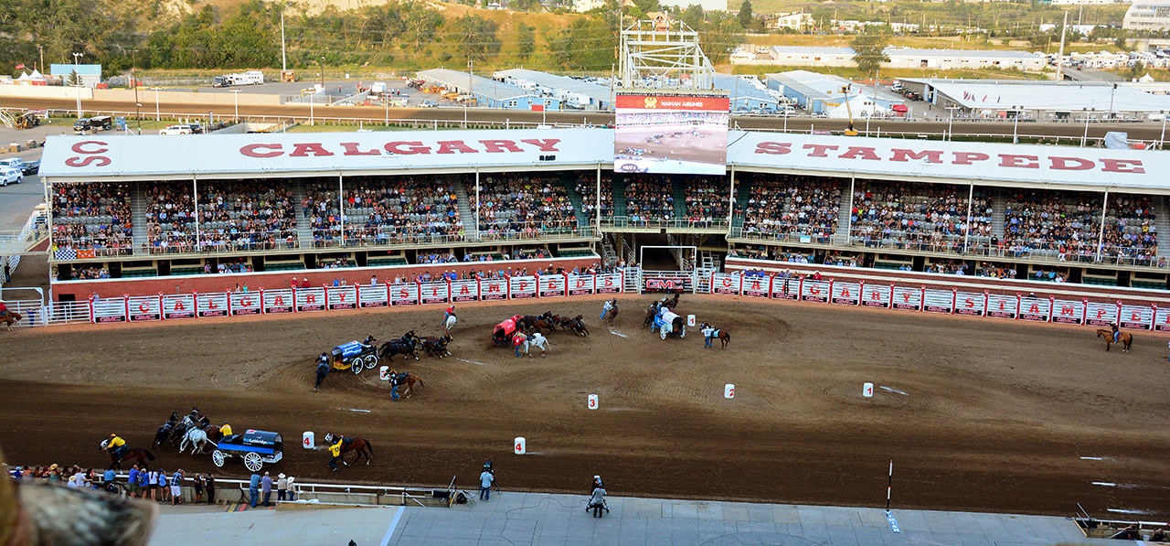 2017-07-09, 081, Calgary Stapede, AB, Chuck Wagon Rasces