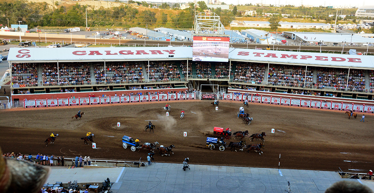 2017-07-09, 083, Calgary Stapede, AB, Chuck Wagon Rasces