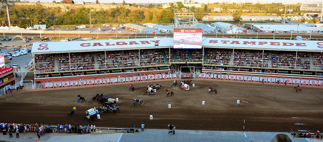 2017-07-09, 088, Calgary Stapede, AB, Chuck Wagon Rasces