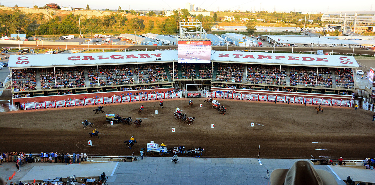 2017-07-09, 090, Calgary Stapede, AB, Chuck Wagon Rasces