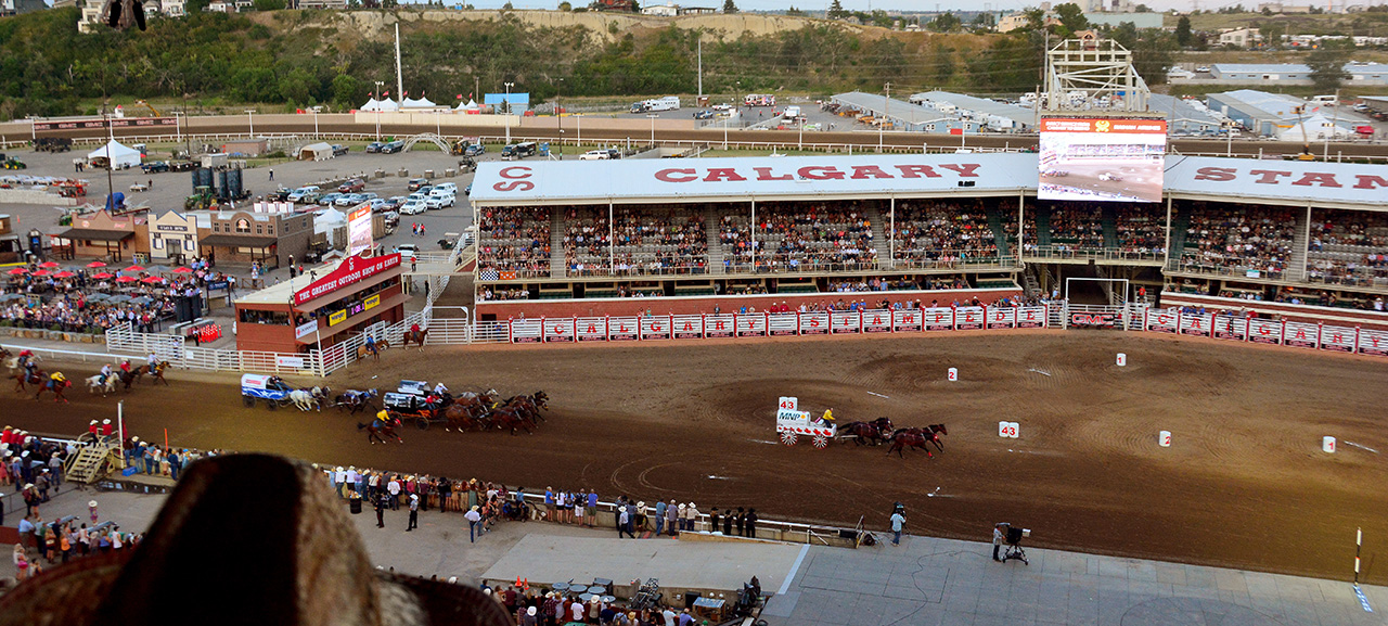 2017-07-09, 107, Calgary Stapede, AB, Chuck Wagon Rasces