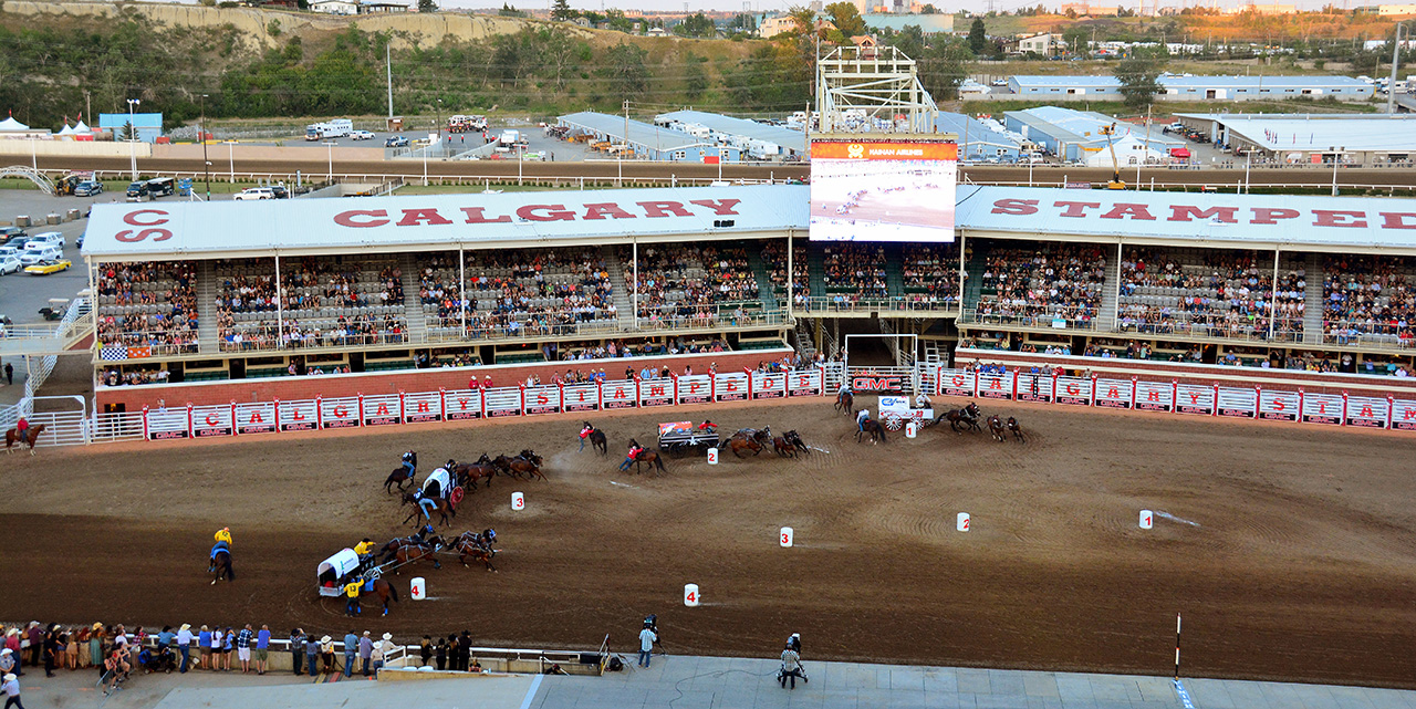 2017-07-09, 110, Calgary Stapede, AB, Chuck Wagon Rasces