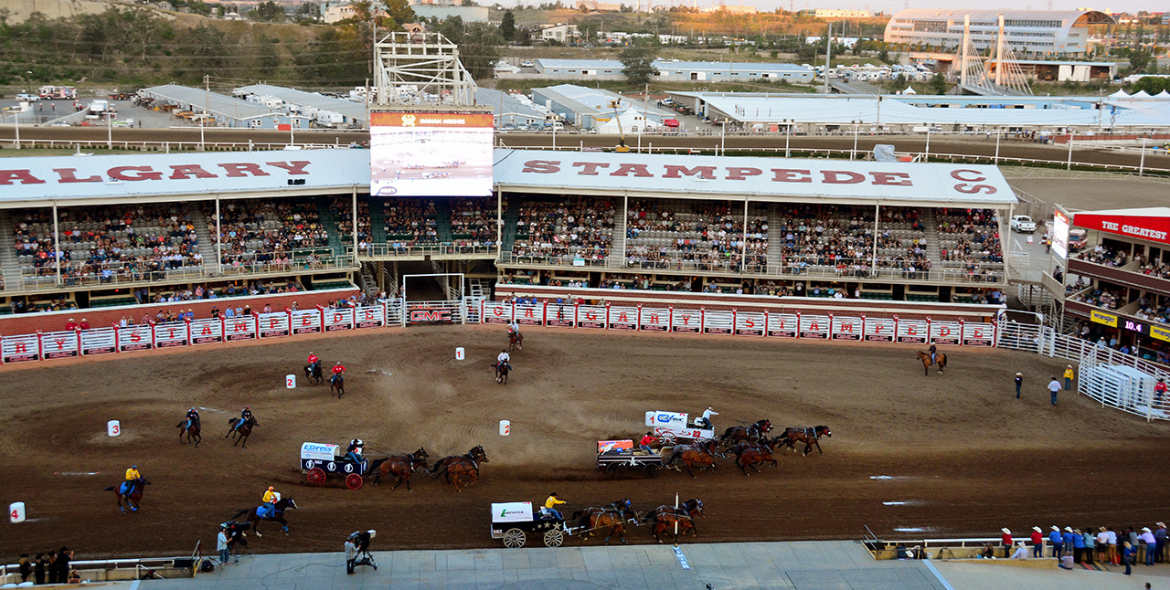 2017-07-09, 112, Calgary Stapede, AB, Chuck Wagon Rasces