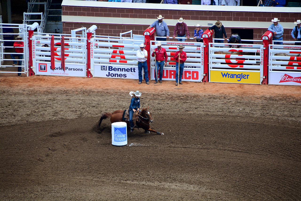 2017-07-10, 302, Calgary Stampede, AB, Barrel Racing