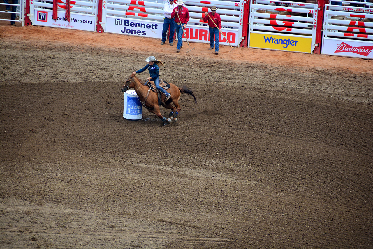 2017-07-10, 304, Calgary Stampede, AB, Barrel Racing