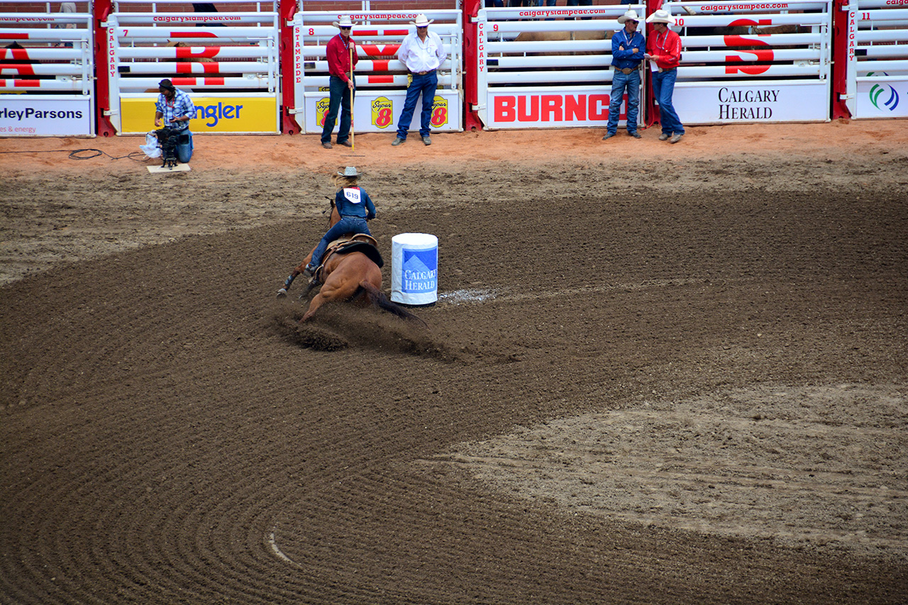 2017-07-10, 306, Calgary Stampede, AB, Barrel Racing