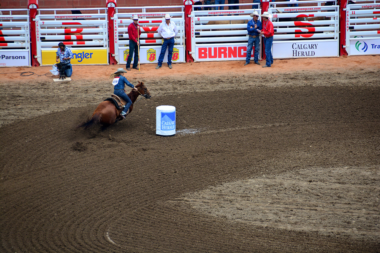 2017-07-10, 308, Calgary Stampede, AB, Barrel Racing
