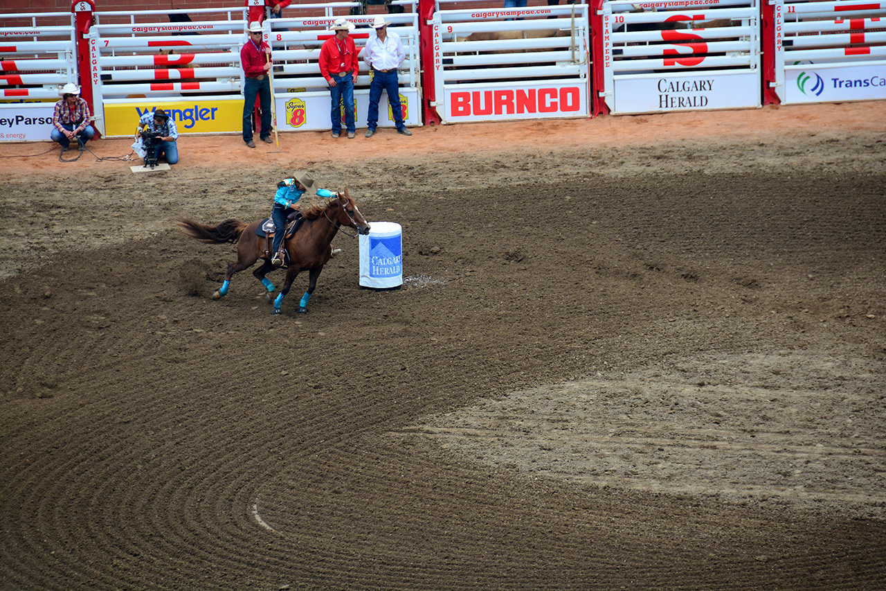 2017-07-10, 341, Calgary Stampede, AB, Barrel Racing