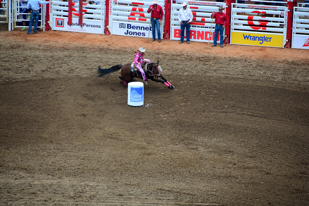 2017-07-10, 343, Calgary Stampede, AB, Barrel Racing
