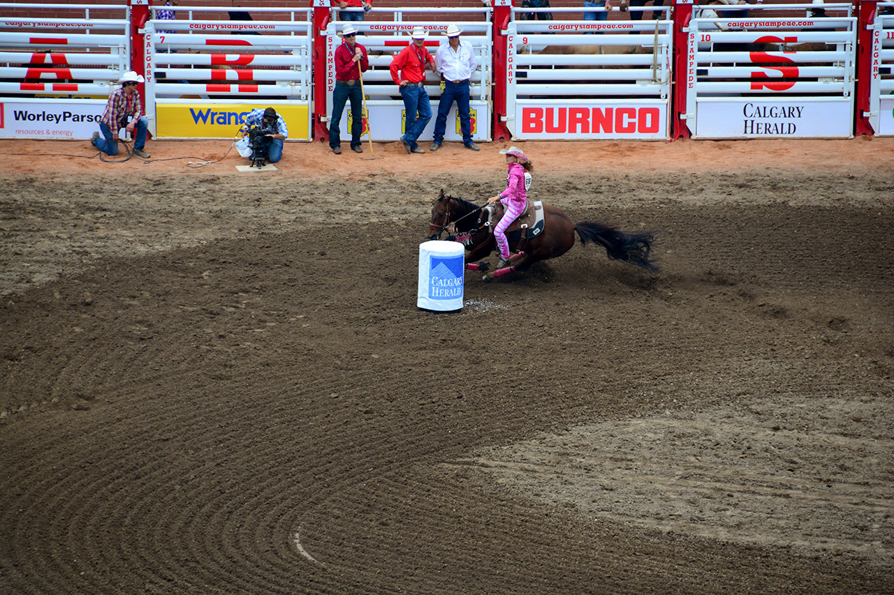 2017-07-10, 349, Calgary Stampede, AB, Barrel Racing