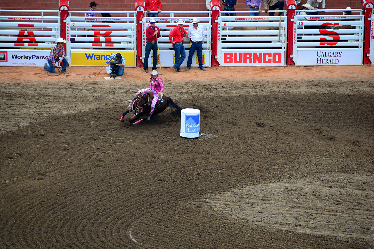 2017-07-10, 351, Calgary Stampede, AB, Barrel Racing
