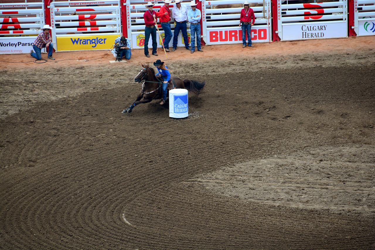 2017-07-10, 361, Calgary Stampede, AB, Barrel Racing