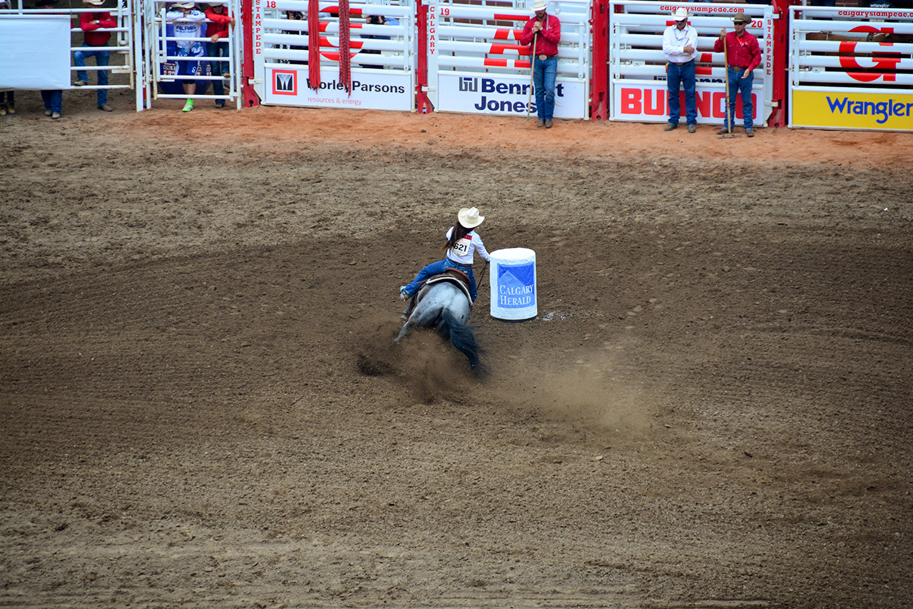 2017-07-10, 365, Calgary Stampede, AB, Barrel Racing
