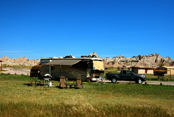 2013-08-31, 006, Cedar Pass CG, Site 15, Badlands NP, SD