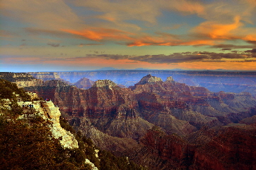 2015-10-10, 006, Grand Canyon NP, North Rim, Lodge at Sunset