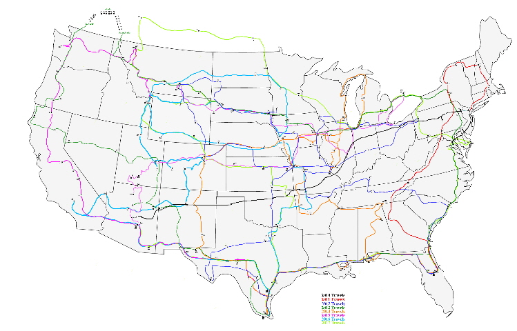 USA Map Color